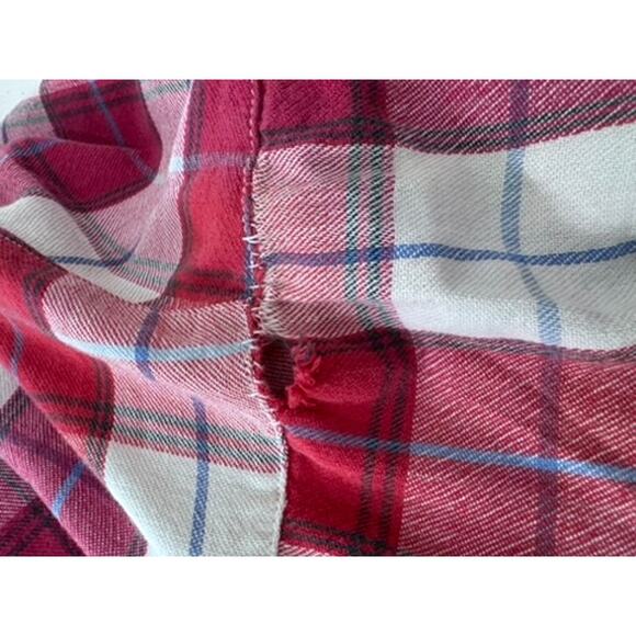 "Diane Von Furstenberg" Vintage, Flannel Plaid Shirt,SZ M, FINAL SALE, DAMAGED! - Picture 11 of 11